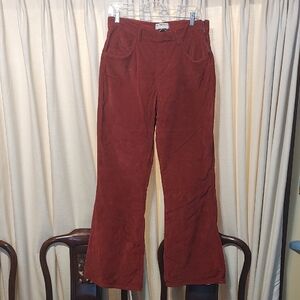 We The Free Terracotta Corduroy Flare Pants